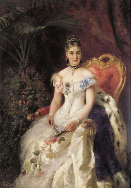 Konstantin Makovsky Portrait of Countess Maria Mikhailovna Volkonskaya Germany oil painting art